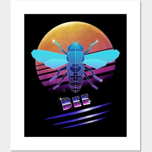 Cyberpunk Bee Posters and Art